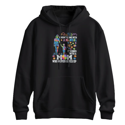 Autism Mom Hero Support Graphic Hoodie