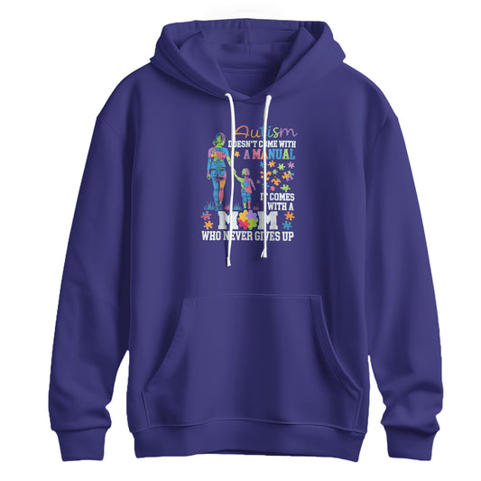 Autism Mom Hero Support Graphic Hoodie