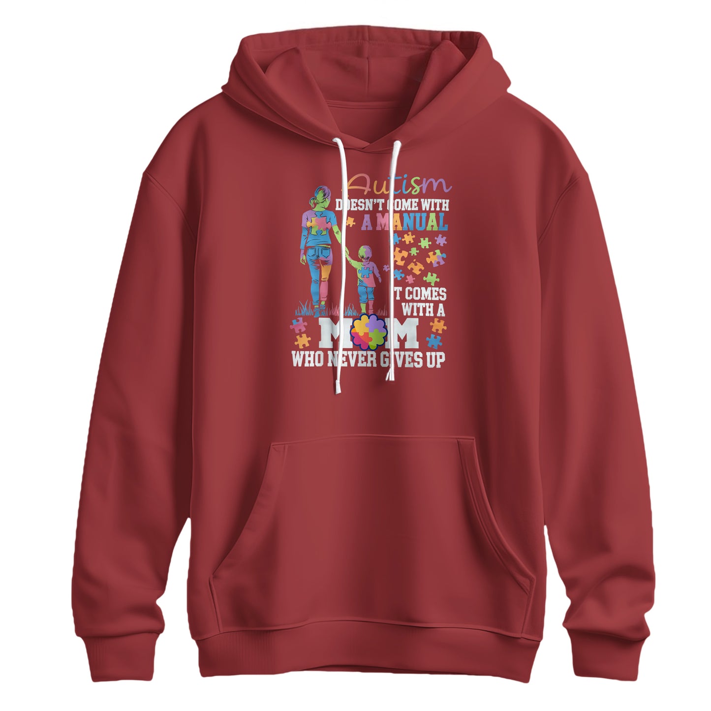 Autism Mom Hero Support Graphic Hoodie