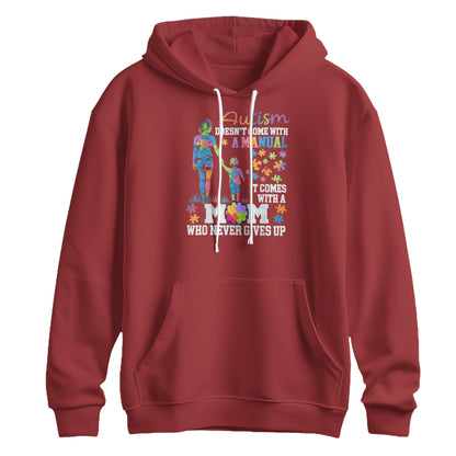 Autism Mom Hero Support Graphic Hoodie