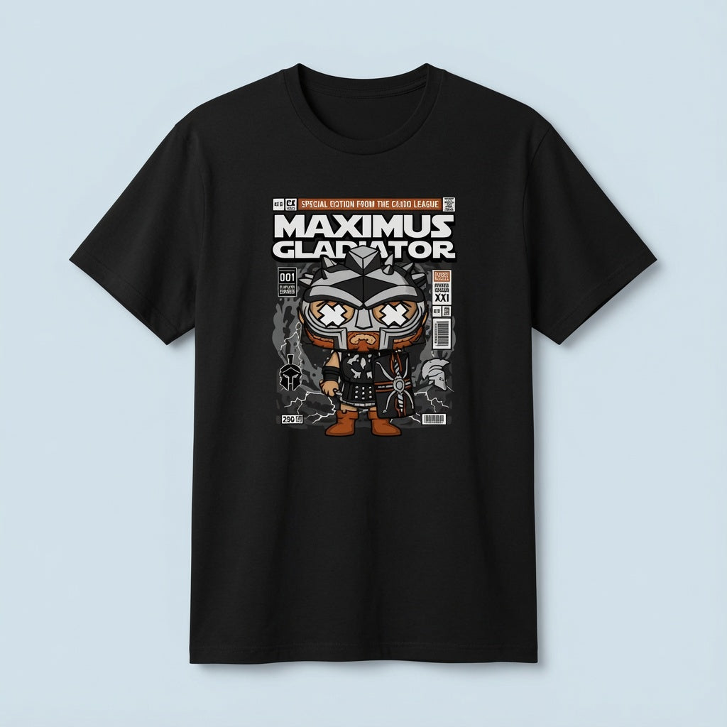 "Maximus Gladiator" Special Edition Comic Graphic T-Shirt
