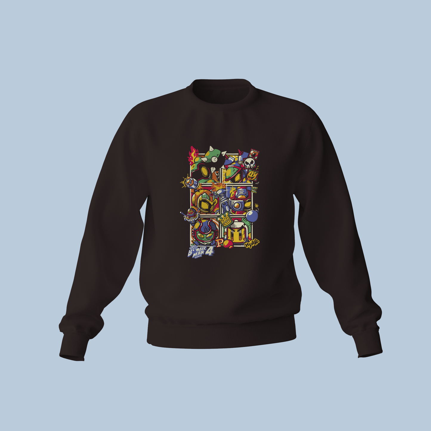 Bomberman 4 Retro Video Game Sweatshirt