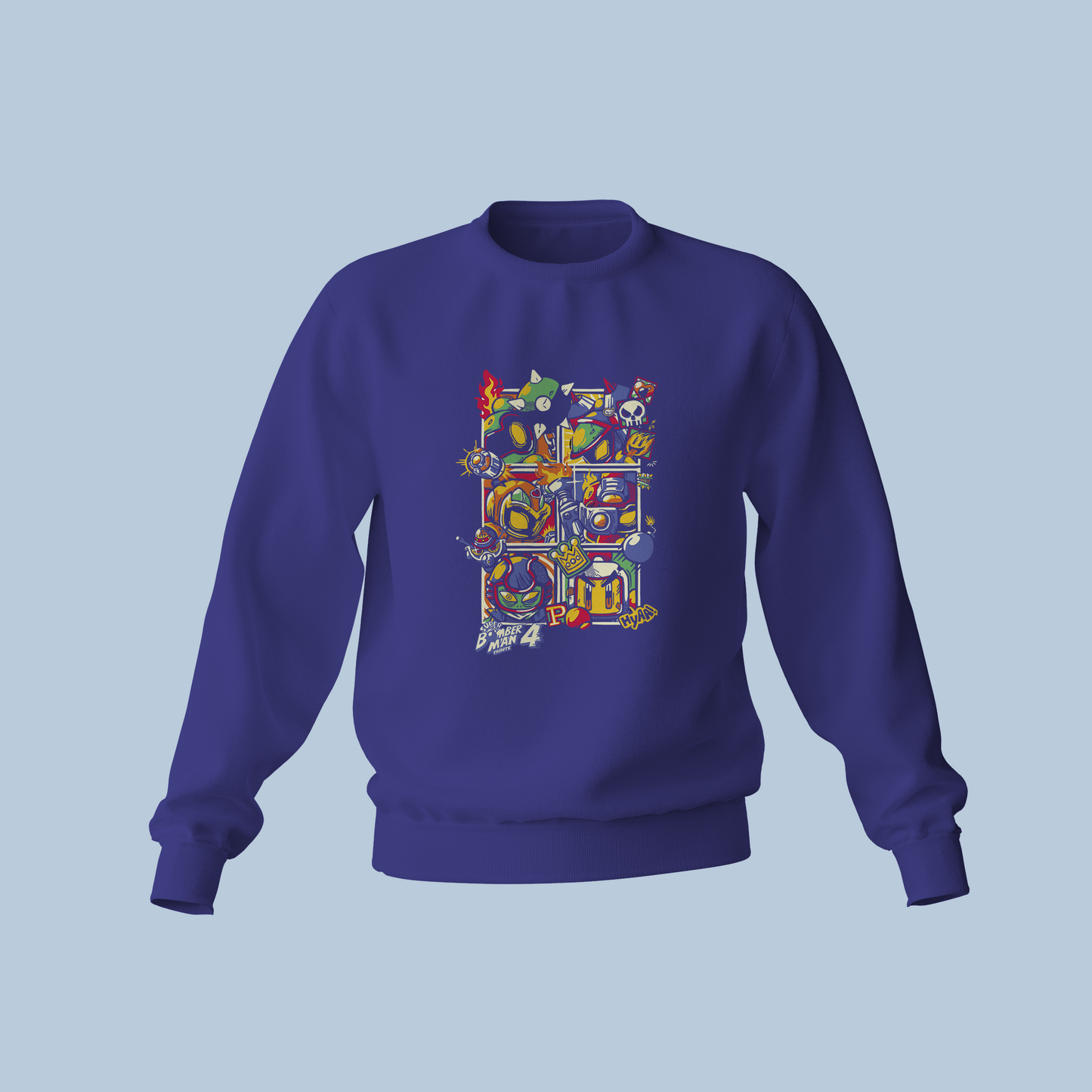 Bomberman 4 Retro Video Game Sweatshirt