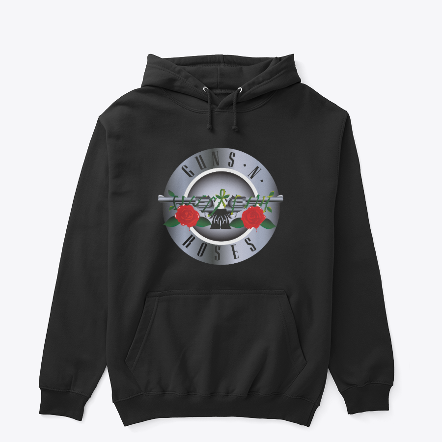 Guns & Roses Classic Bullet Logo Pullover Hoodie
