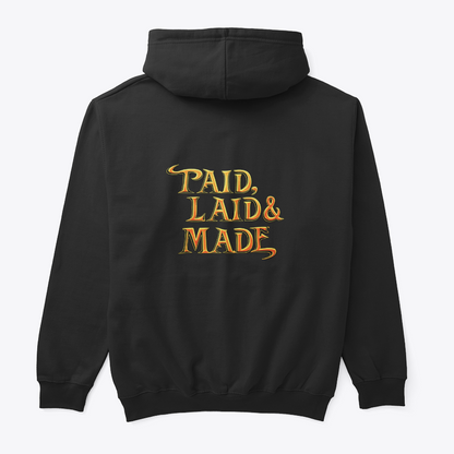 EVOLUTION "Paid, Laid & Made" Graphic Heavyweight Hoodie