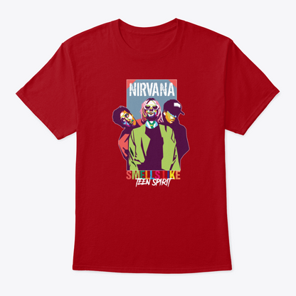 Nirvana "Smells Like Teen Spirit" Retro Pop Art Graphic Tee
