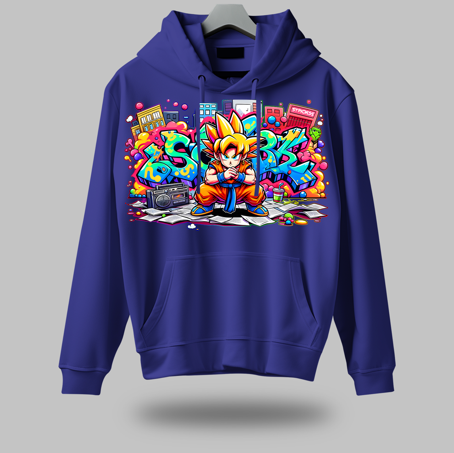 Urban Anime Graffiti Hoodie