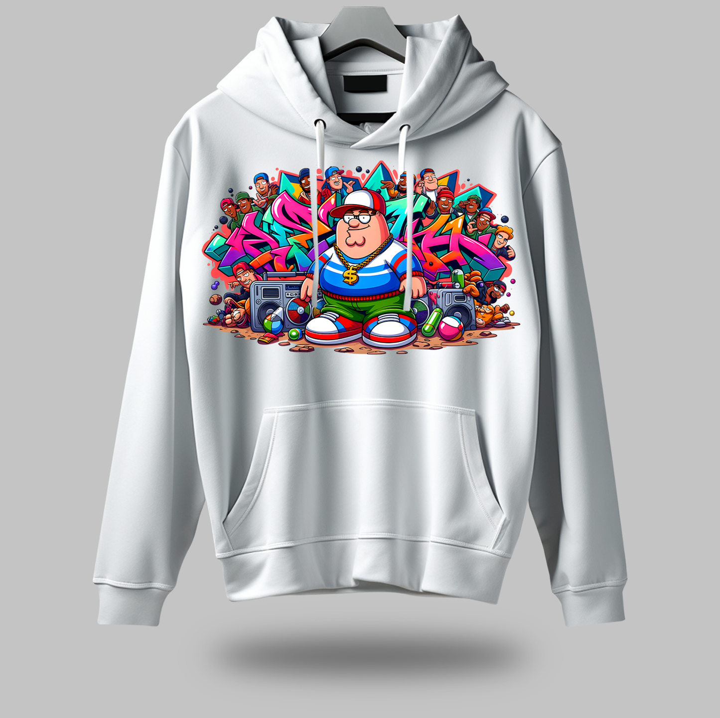 Graffiti Urban Cartoon Hoodie