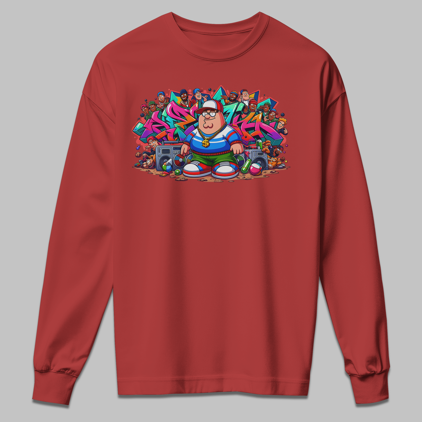 Urban Graffiti Vibes Kids Sweatshirt