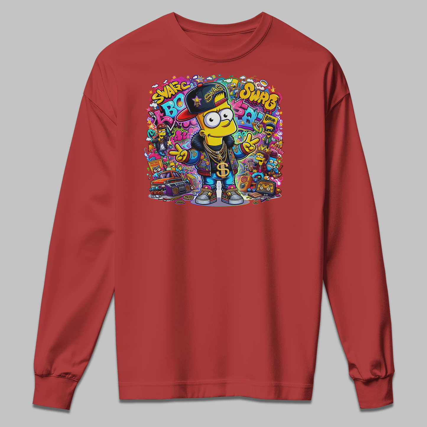 The Simpsons Graphic Kids Sweatshirt