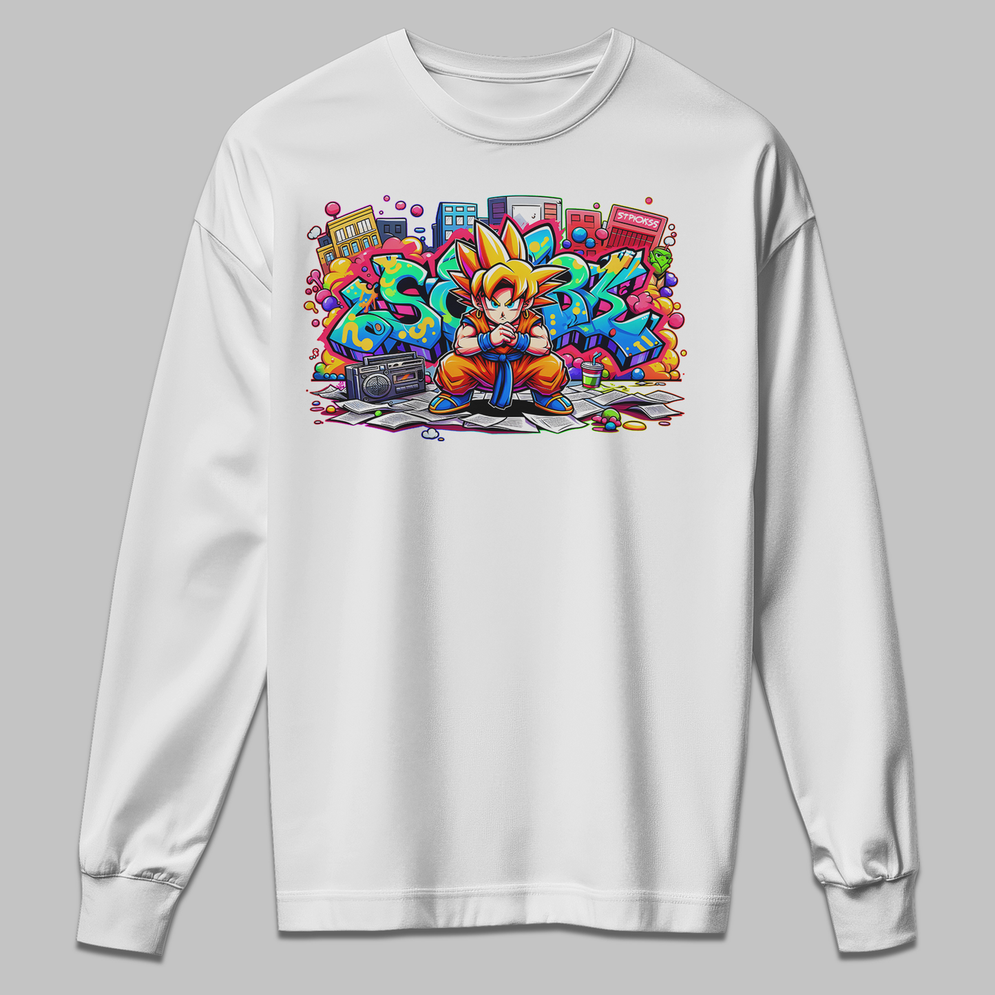 Goku Kids Sweatshirt – Unleash Your Inner Saiyan!