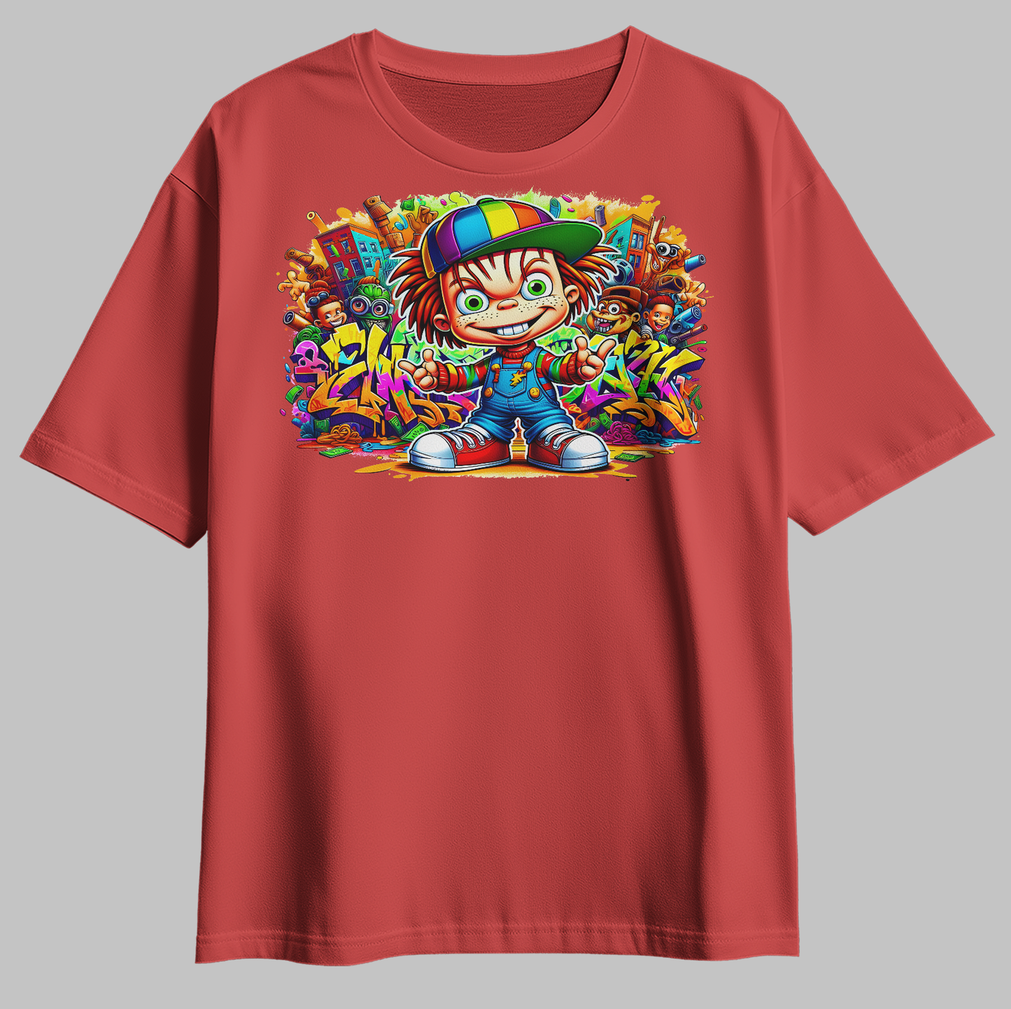 Chucky Urban Graffiti Art T-Shirt