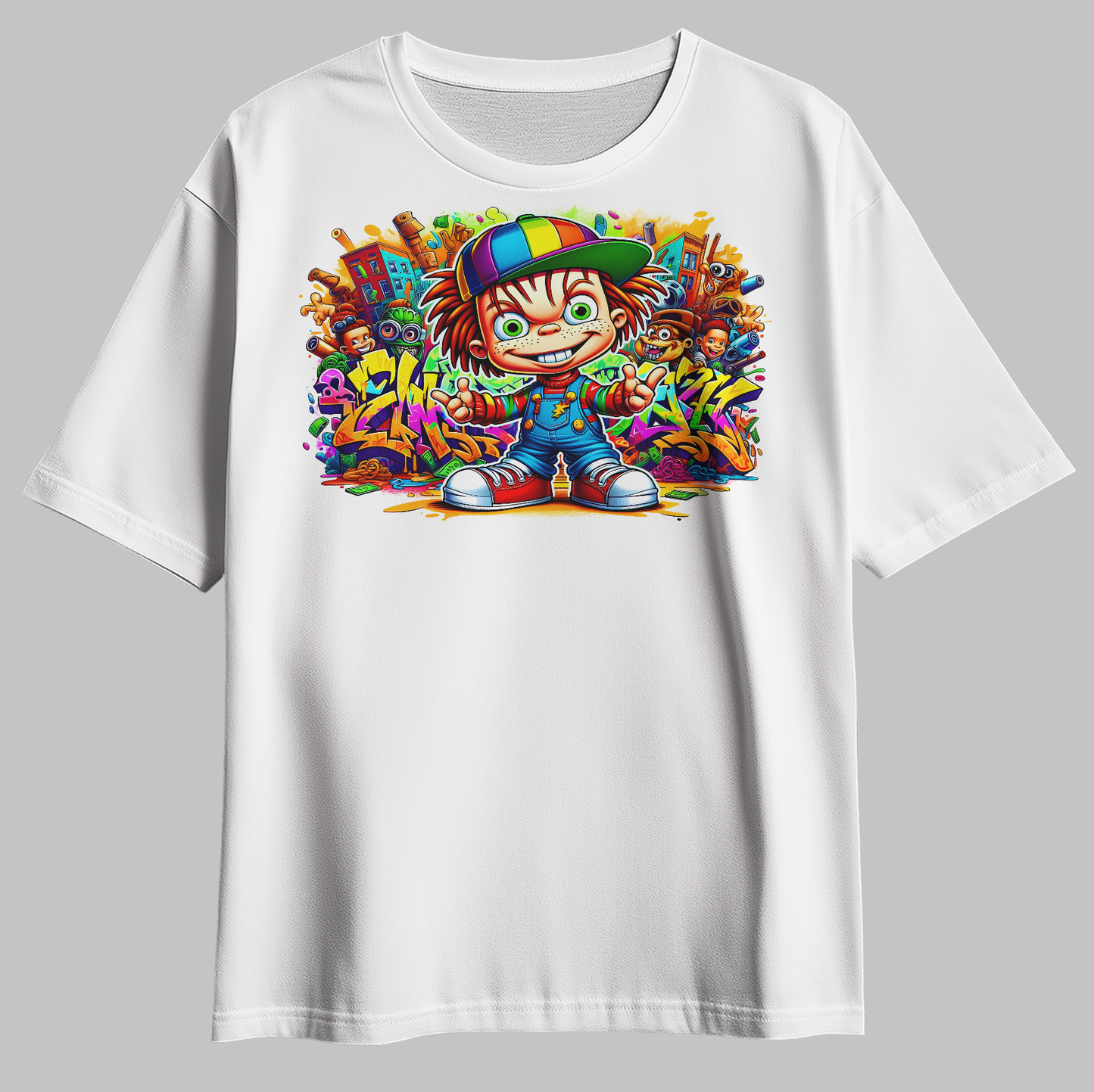 Chucky Urban Graffiti Art T-Shirt