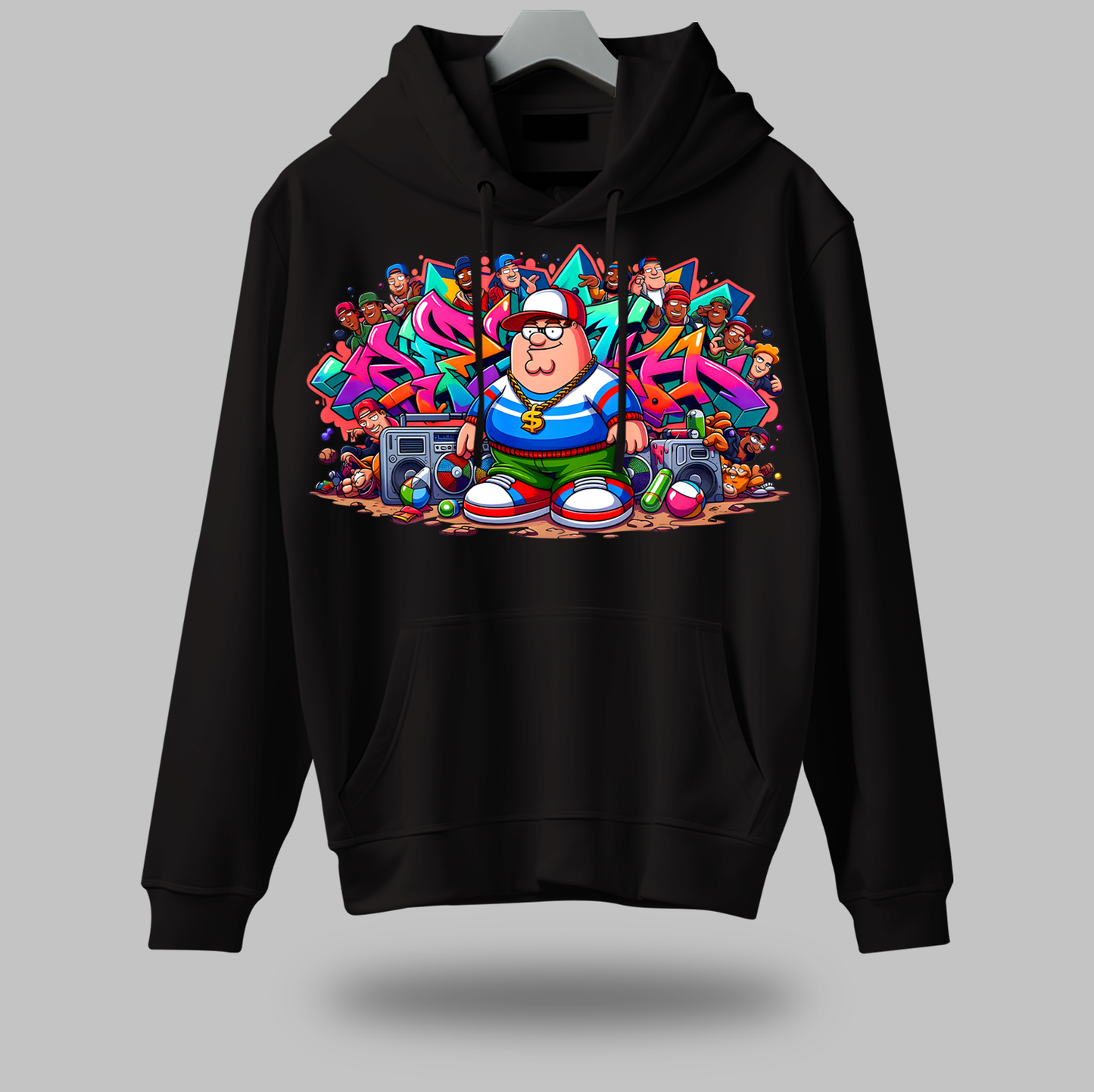 Graffiti Urban Cartoon Hoodie