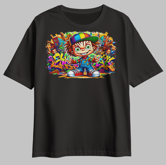 Chucky Urban Graffiti Art T-Shirt