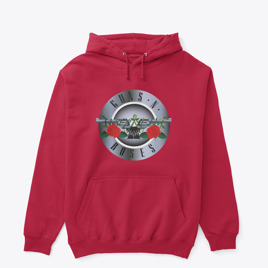 Guns & Roses Classic Bullet Logo Pullover Hoodie