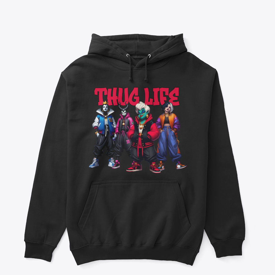 Thug Life Crew Graphic Hoodie
