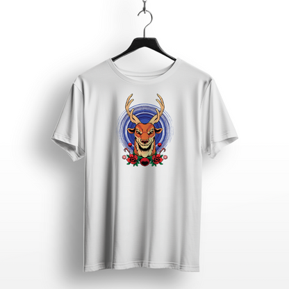 Aggressive Deer Stag Christmas T-Shirt