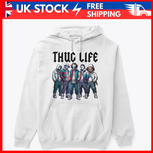 THUG LIFE Graphic Streetwear Hoodie