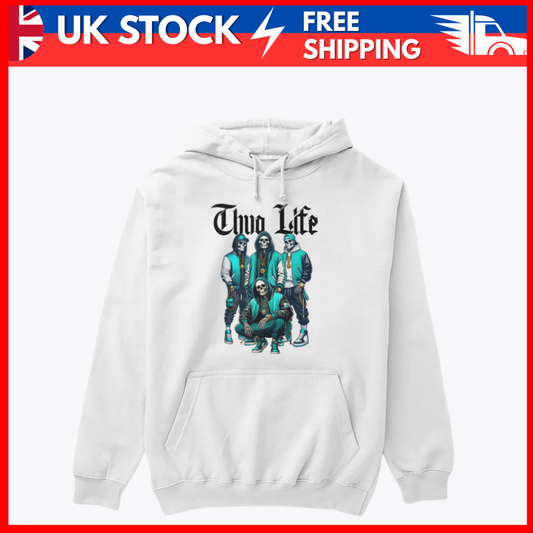 Thug Life Skeleton Crew Graphic Hoodie