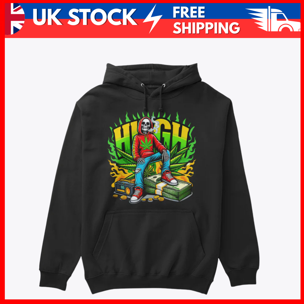 High Life Skull Graphic Hoodie