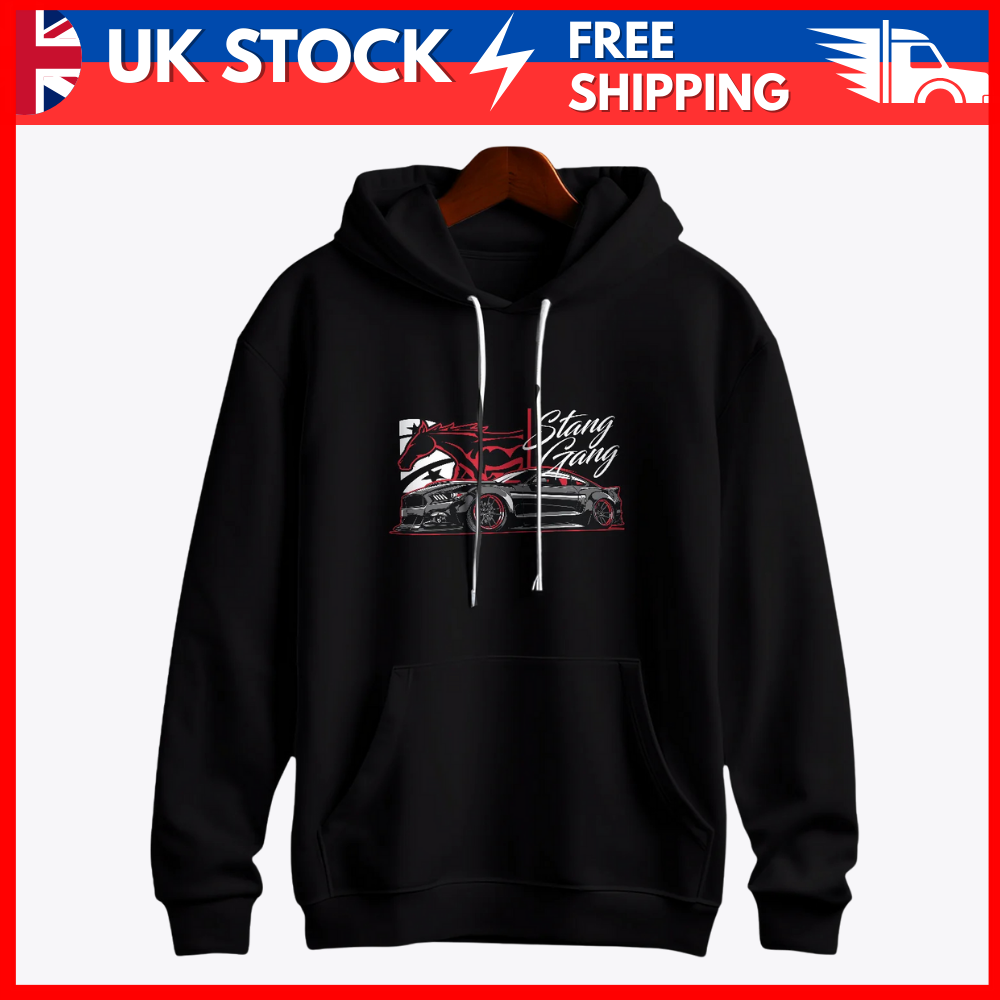Mustang GT Gang Black Hoodie