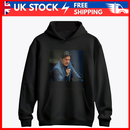 Imran Khan The Fighter Portrait Hoodie