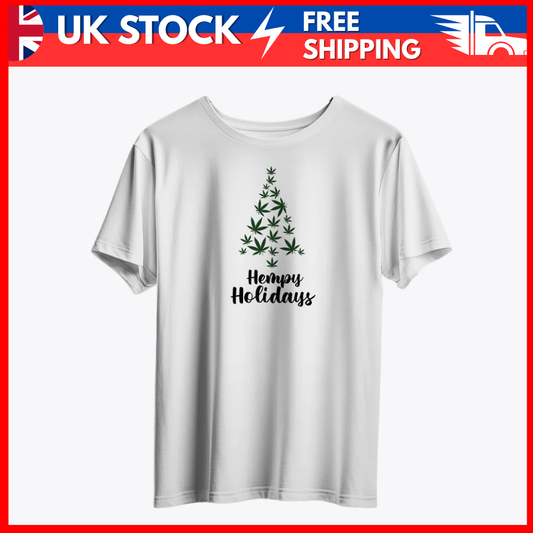Hempy Holidays Cannabis Christmas T-Shirt