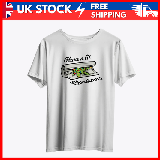 Have a Lit Christmas Rolling Paper T-Shirt