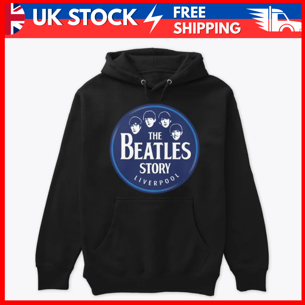 The Beatles Story Liverpool Unisex Black Hoodie