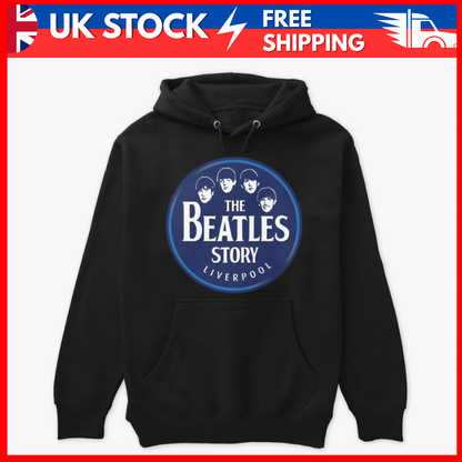 The Beatles Story Liverpool Unisex Black Hoodie