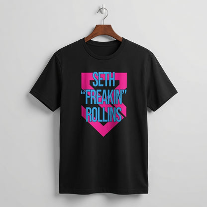 Seth "Freakin" Rollins Retro Neon Graphic Tee