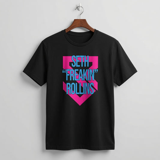 Seth "Freakin" Rollins Retro Neon Graphic Tee