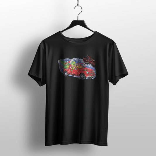 Grinch Christmas Tree Truck T-Shirt