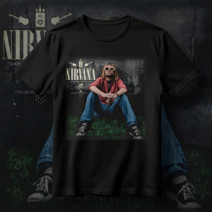 Nirvana Kurt Cobain "Taking Punk to the Masses" Premium Heavyweight Hoodie