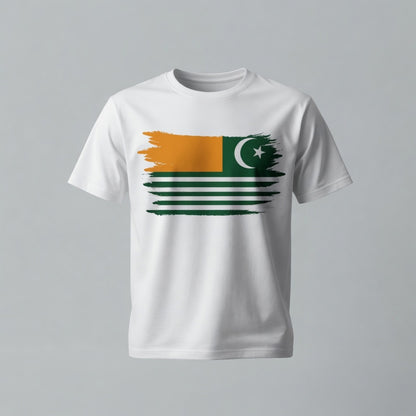 Distressed Azad Jammu and Kashmir Flag Hoodie