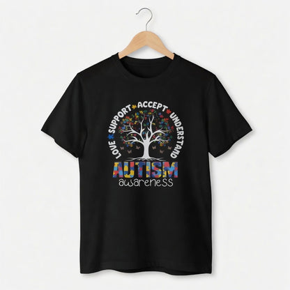 Autism Awareness Tree of Life Support Hoodie