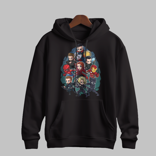 Chibi Heroes Assemble Hoodie