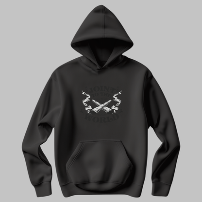 Blue Hoodie with Unique Graphic - Premium Comfort & Style