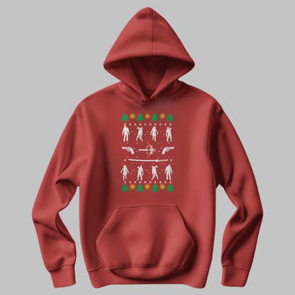 Christmas Trees Hoodie – Cozy & Festive Holiday Design