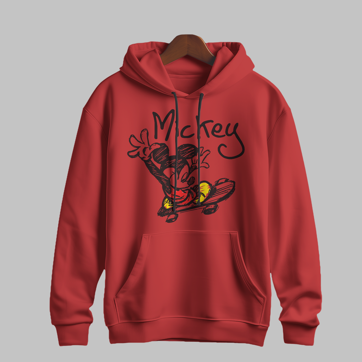 Mickey Mouse Skateboarding Hoodie