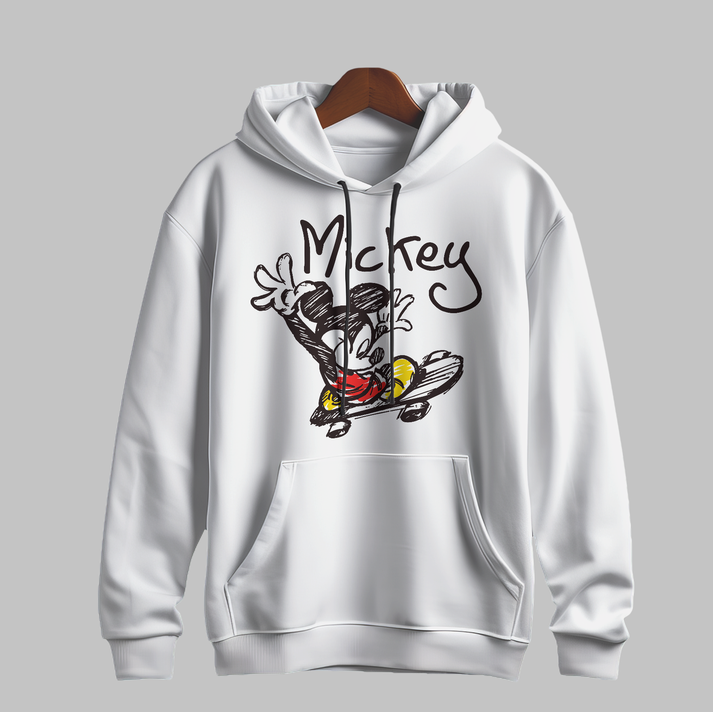 Mickey Mouse Skateboarding Hoodie