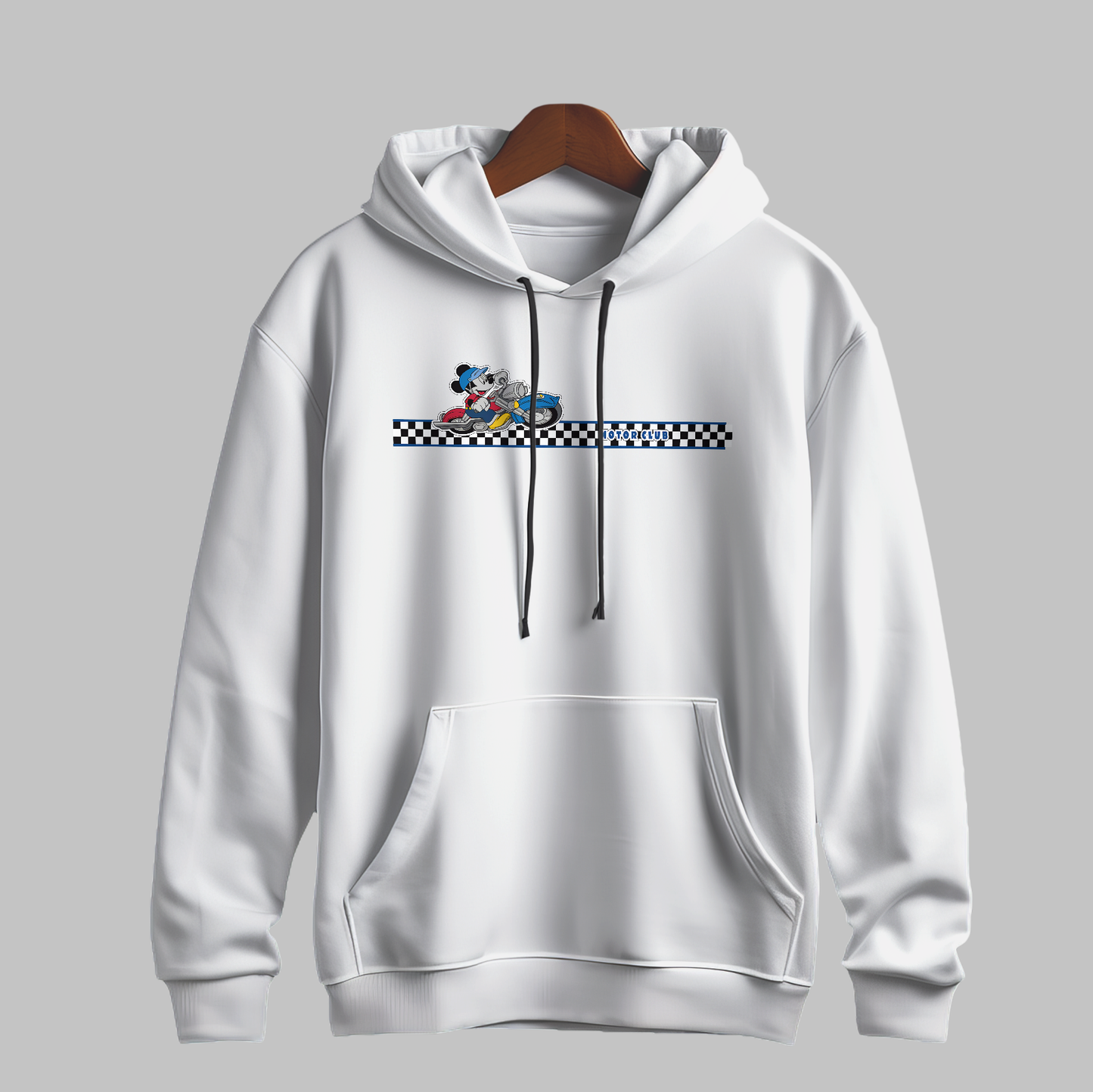 Mickey Mouse Racing Stripe Hoodie