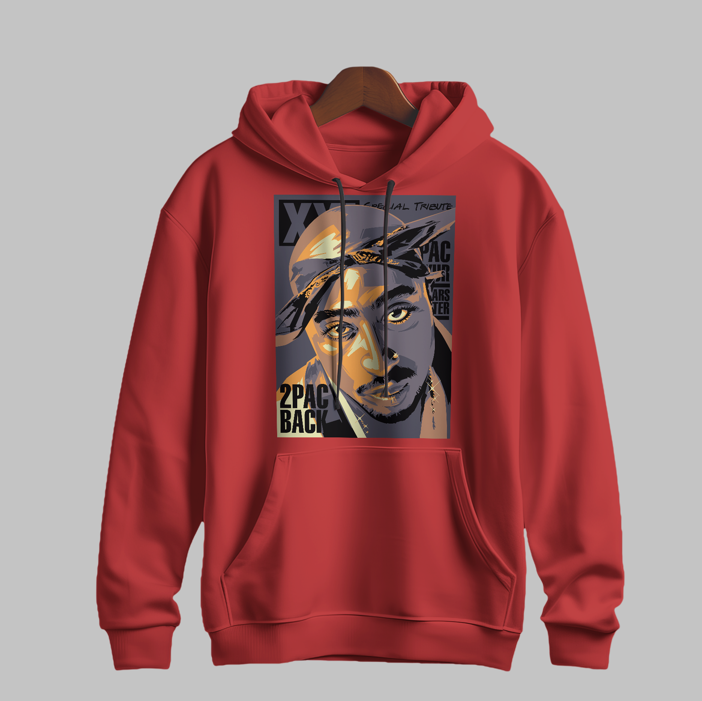 2PAC BACK 1 - HOODIE