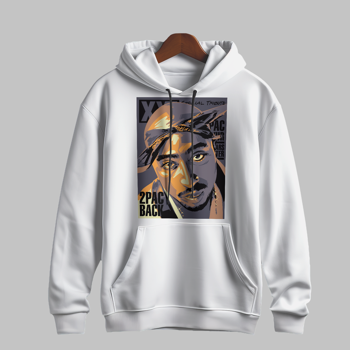 2PAC BACK 1 - HOODIE