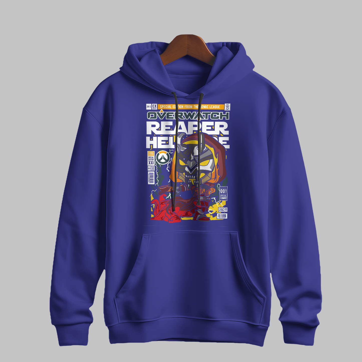 Overwatch Graphic Hoodie - Iconic Comfort with a Bold Design