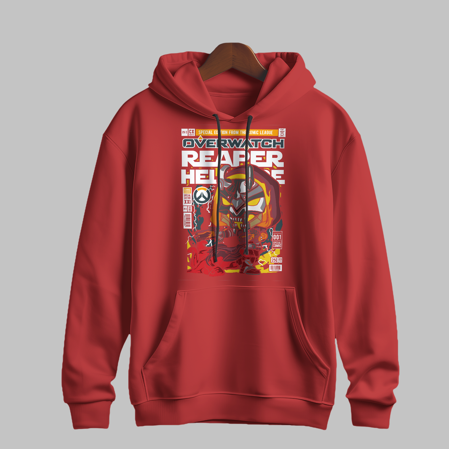 Overwatch Graphic Hoodie - Iconic Comfort with a Bold Design