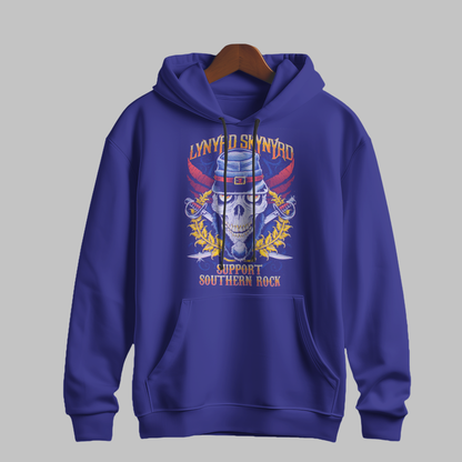 Southern Rock Skull Hoodie – Classic Rock Inspired Pullover