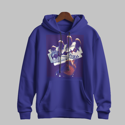 Denim Iconic Fullmetal Graffiti Printed hoodie