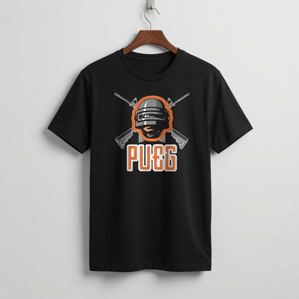 Men's PUBG Level 3 Helmet Graphic T-Shirt